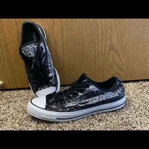 Converse All Star low top glitter